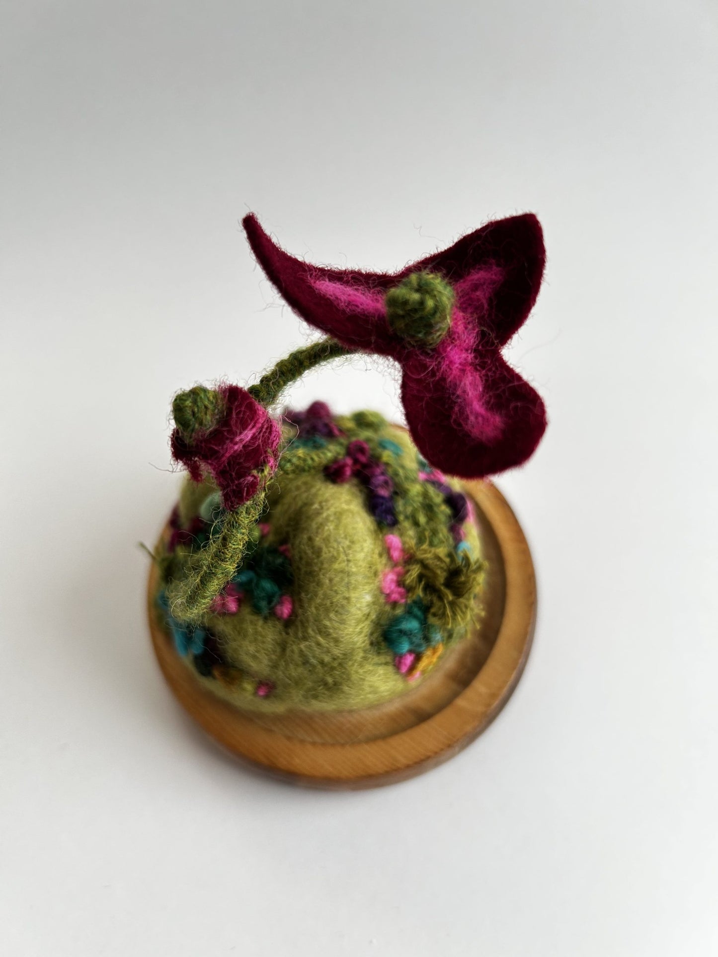 Tiny Garden: Fibre Art Terrarium
