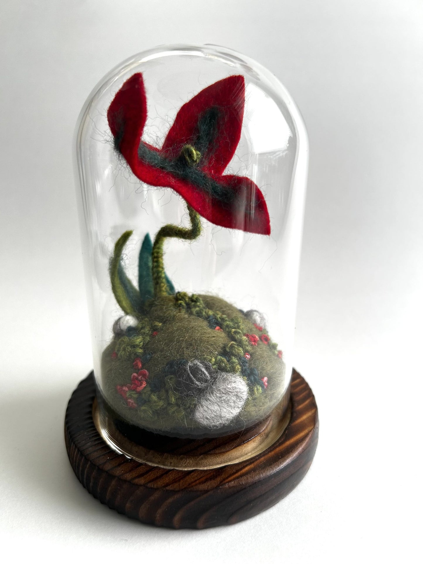 Tiny Garden: Fibre Art Terrarium