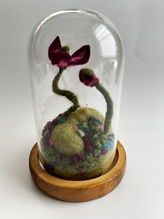 Tiny Garden: Fibre Art Terrarium