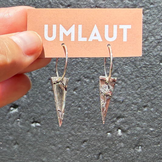 Tiny Plant Hoops - Flower seed heads - triangles